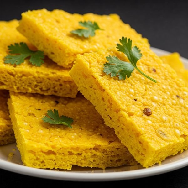 Khaman dish famous in gujarat