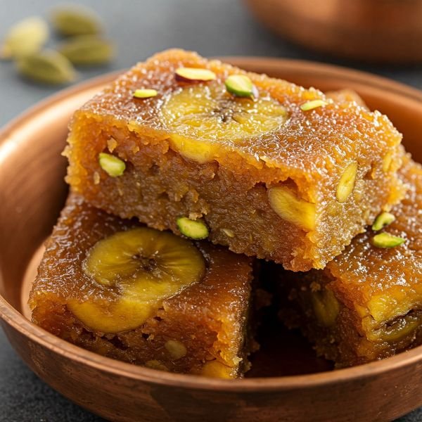 Banana Halwa - a sweet dish from kerala
