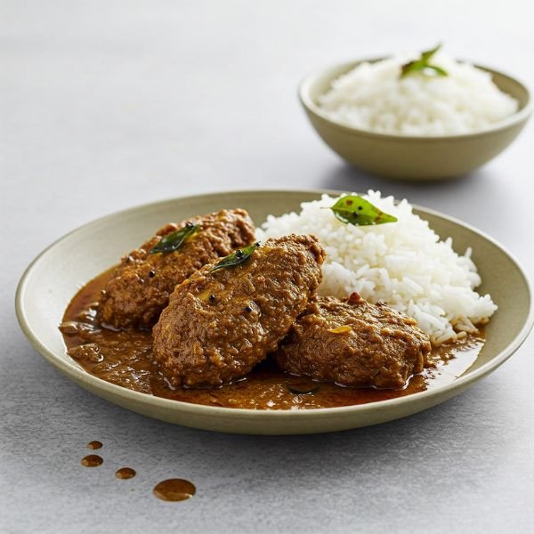 Erachi Varutharacha Curry is a non-veg traditional food of kerala